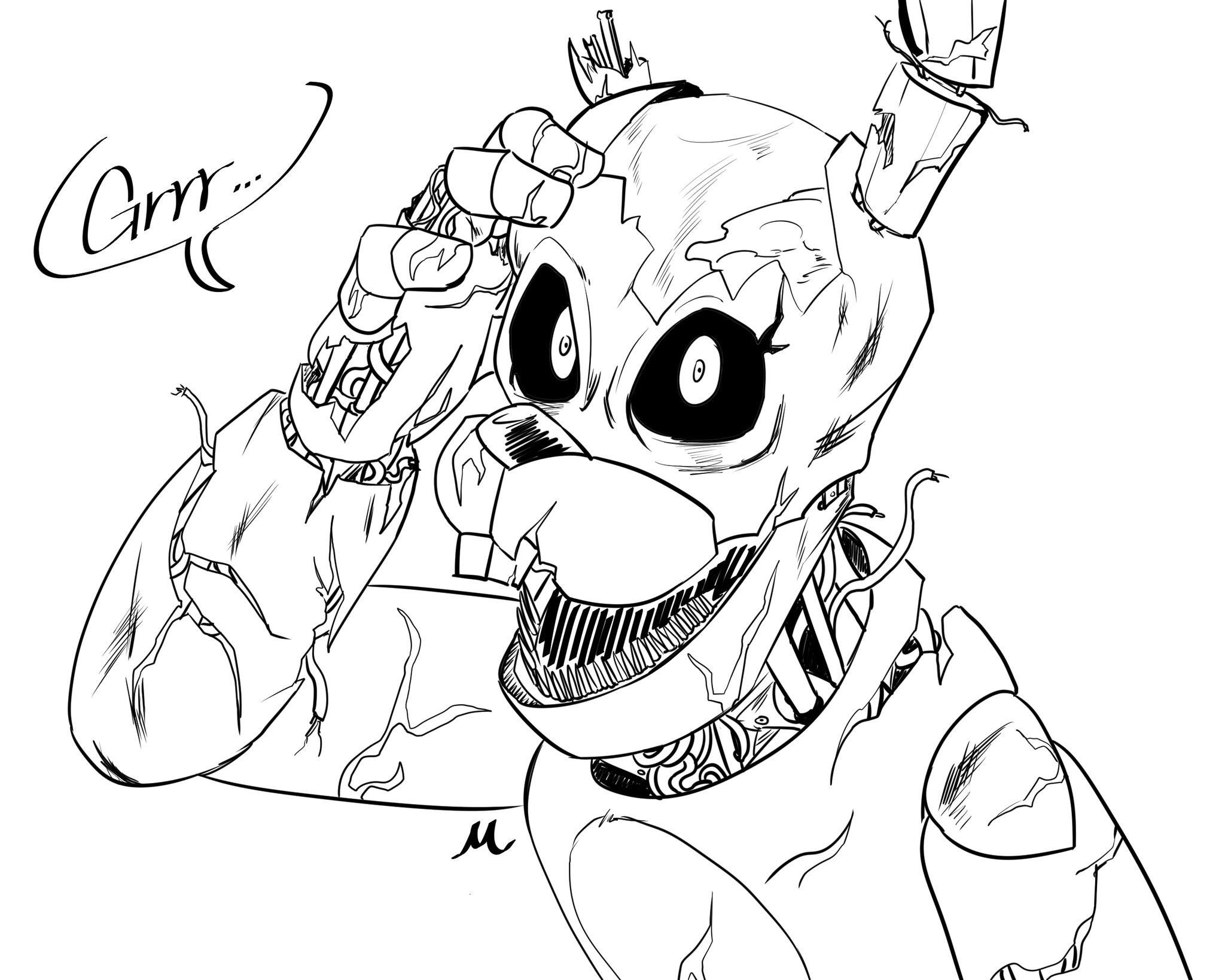 17 Most Outstanding Collection Fnaf Coloring Pages ...