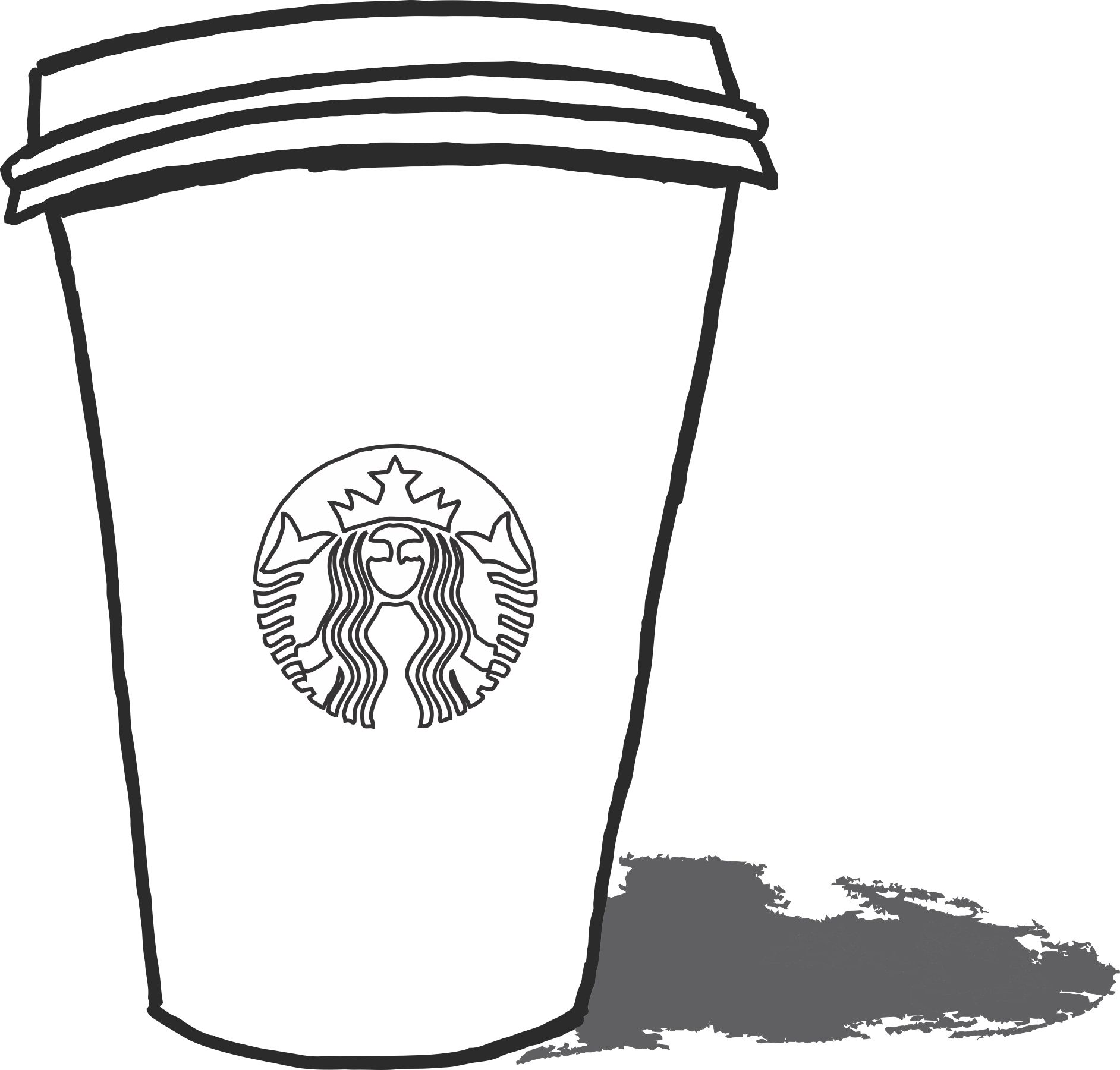 Starbucks Coloring Pages To Print Activity Shelter Coloring Home