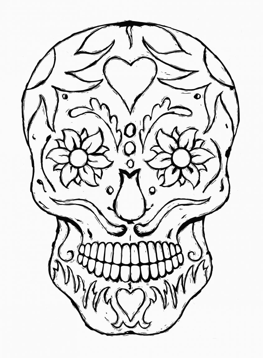 Best Coloring : Tattoo Skull For Skulls Pages Of Day Page ...