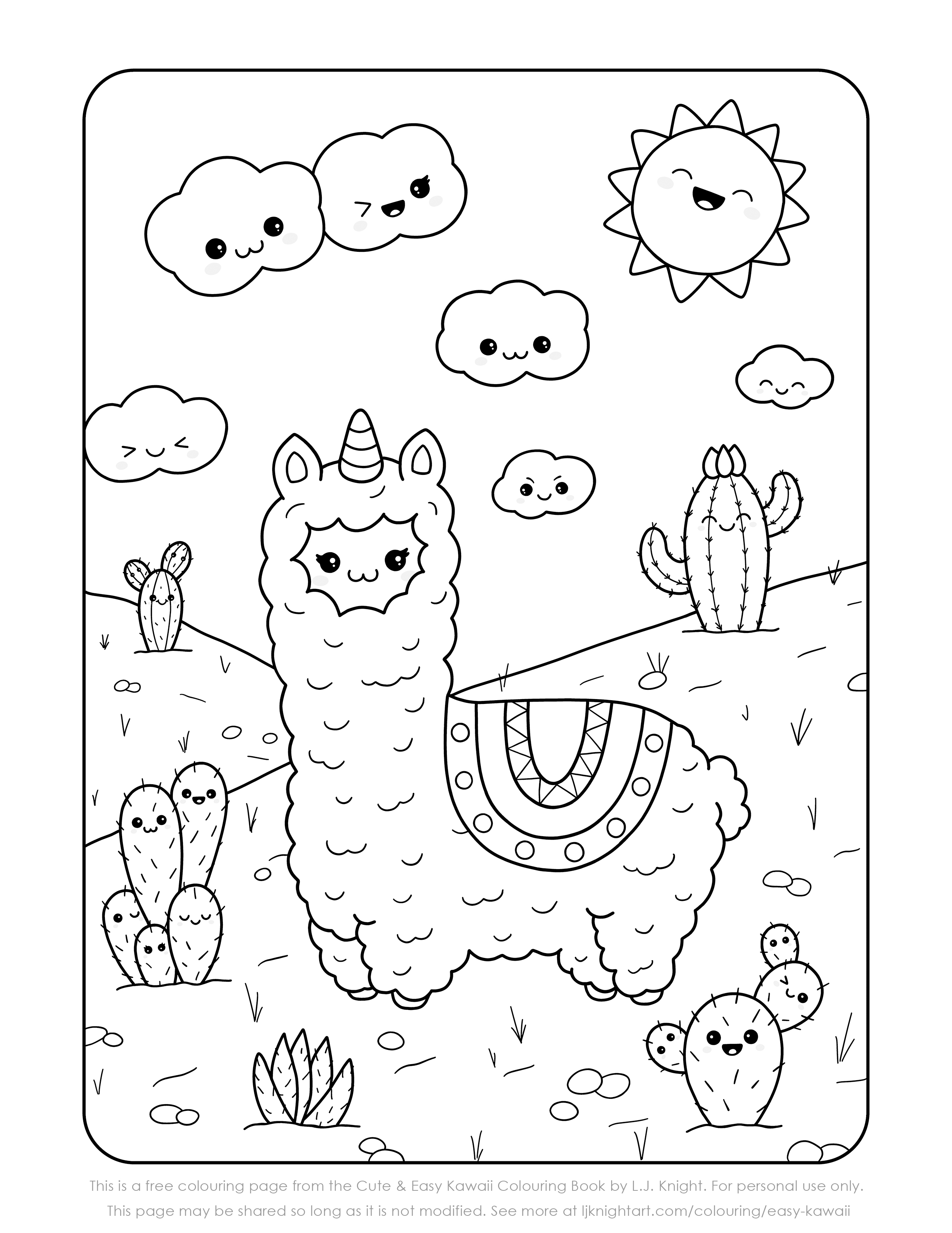 Lama Coloring Pages   Coloring Home