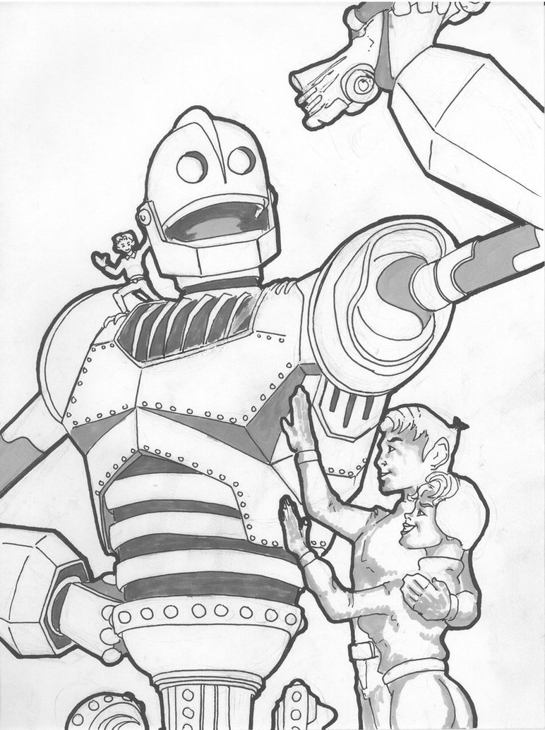Iron Giant Coloring Pages - Coloring Home