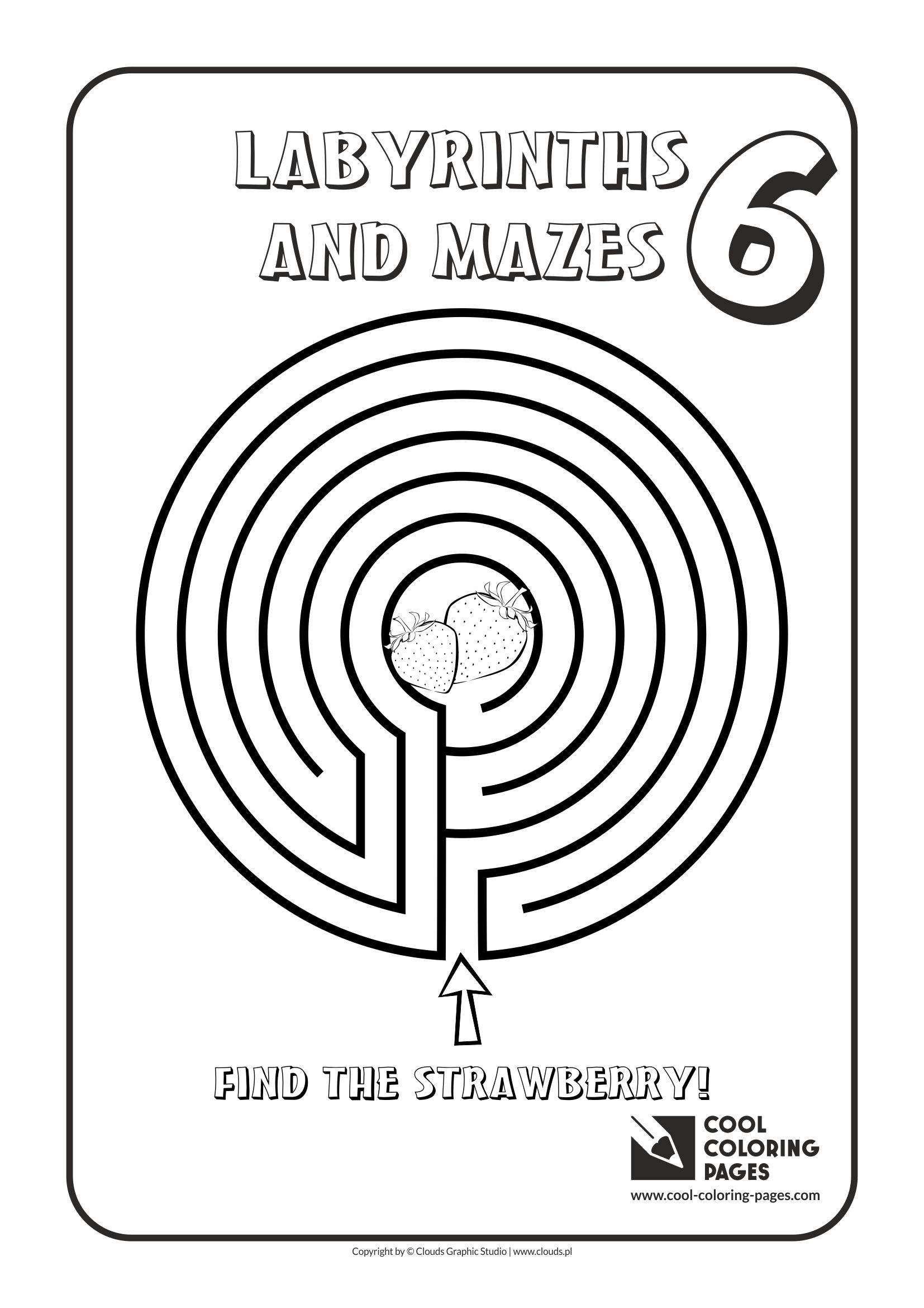 Labyrinth Coloring Pages