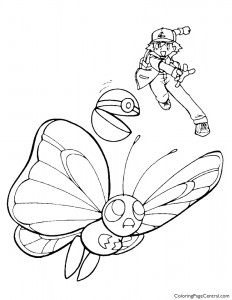Butterfree | Coloring Page Central