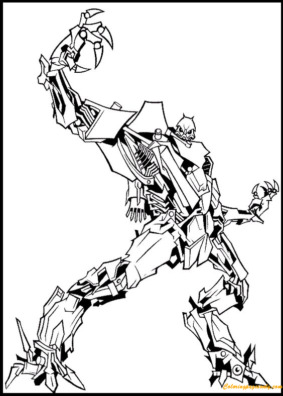 Transformers Movie Starscream Coloring ...coloringpagesonly.com