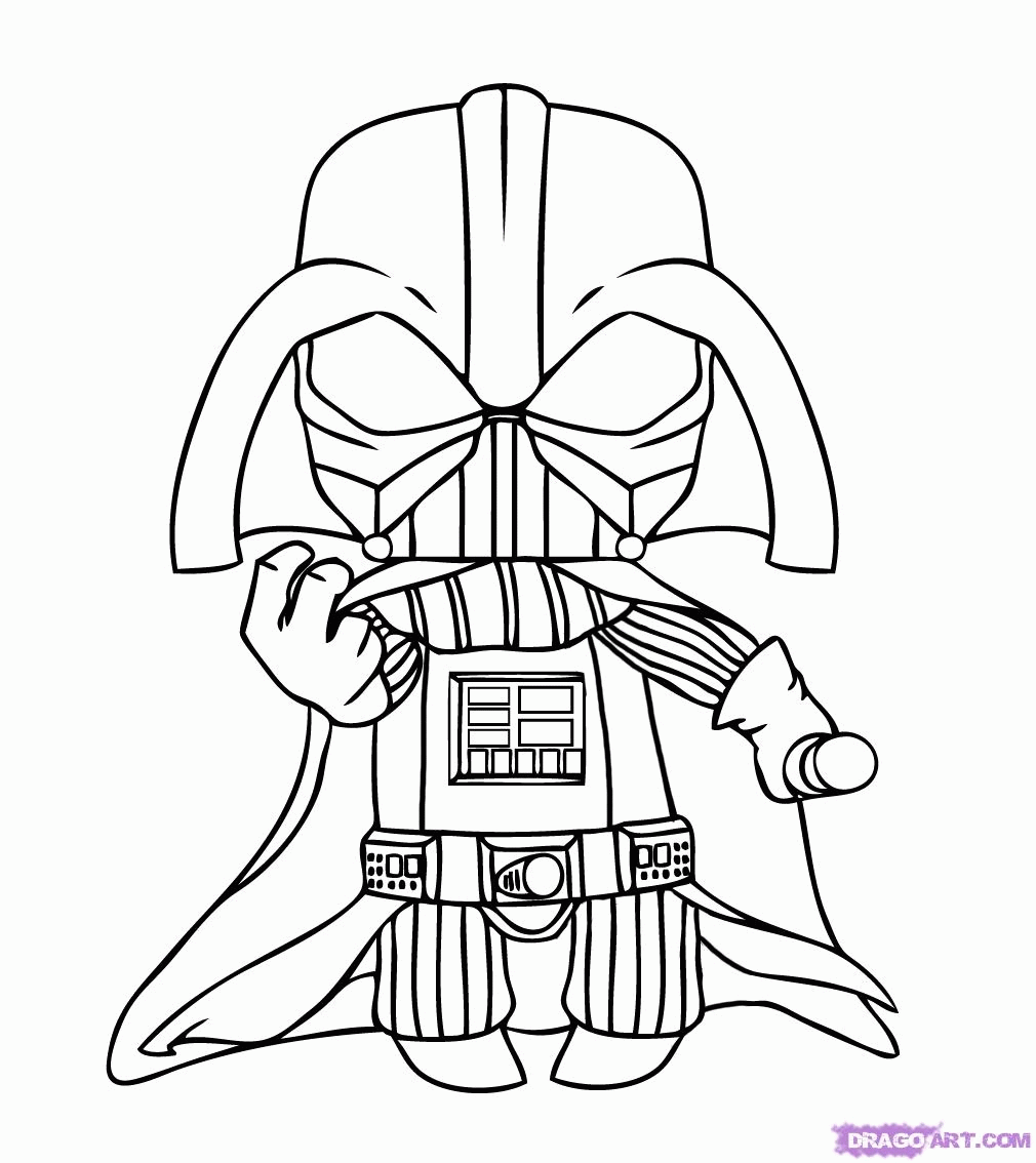 Collect Lego Star Wars Darth Vader Coloring Page Free Printable ...
