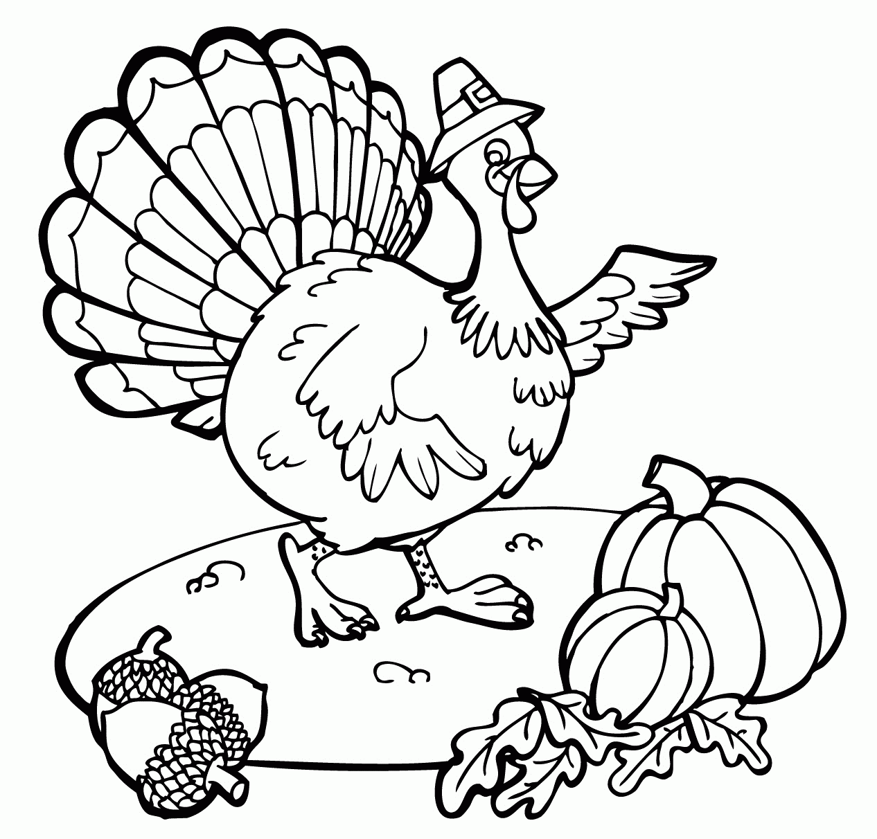 free pictures for kids to color thanksgiving theme - VoteForVerde.com