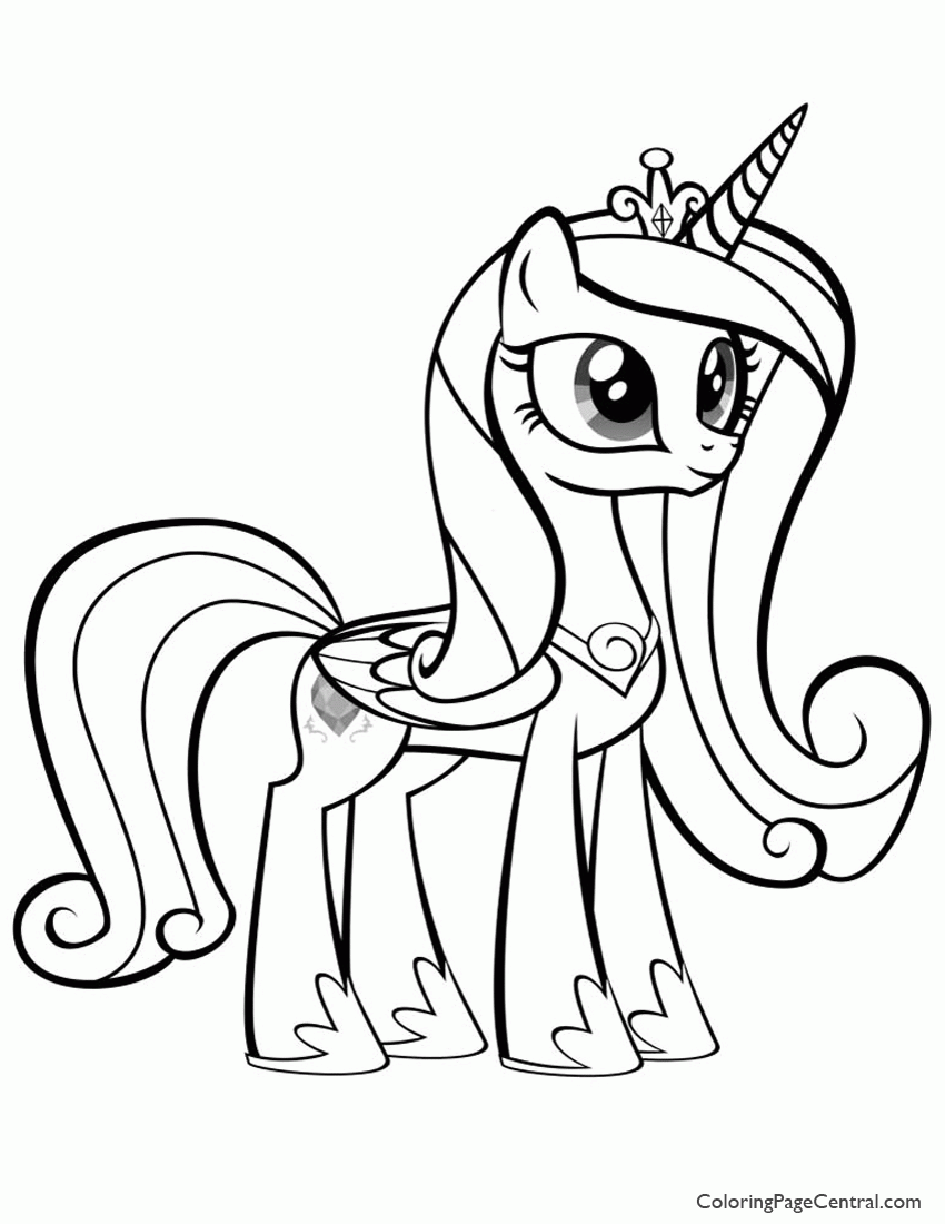 Download My Little Pony Coloring Pages Princess Cadence And Shining ...