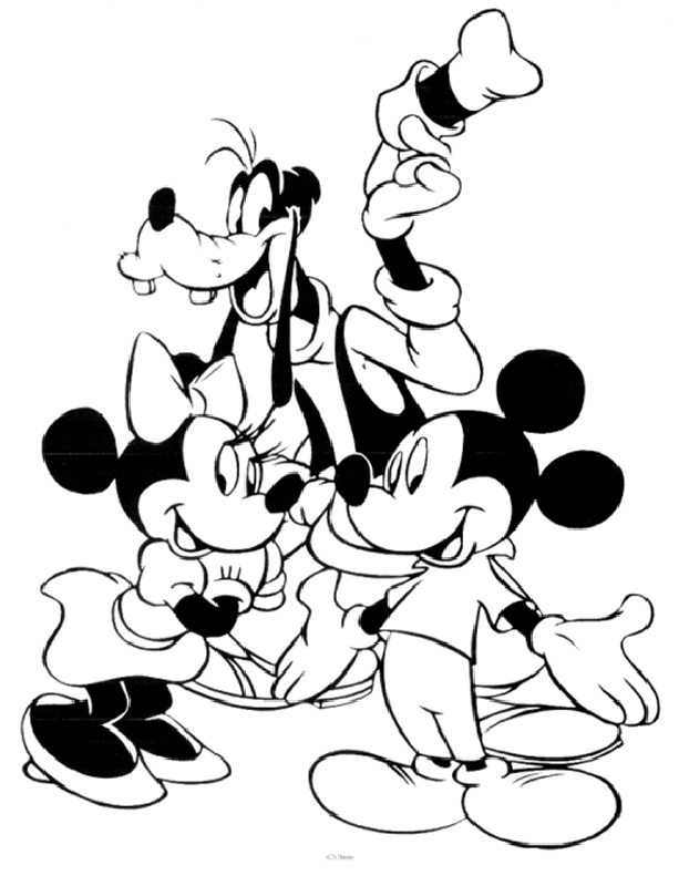 Printable Mickey Mouse Clubhouse Coloring Pages For Kids And For Coloring Home