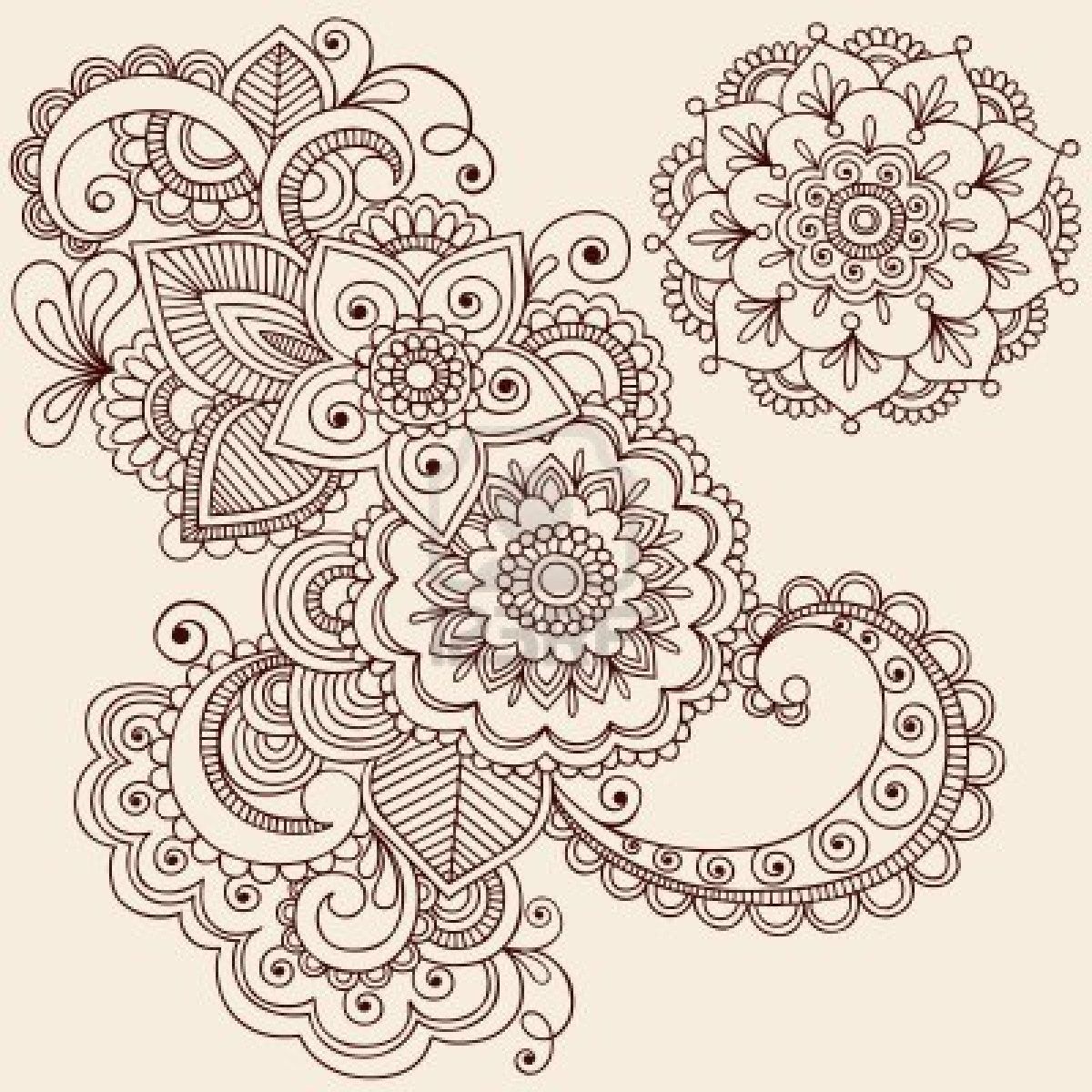 20 Free Pictures for: Henna Coloring Pages. Temoon.us