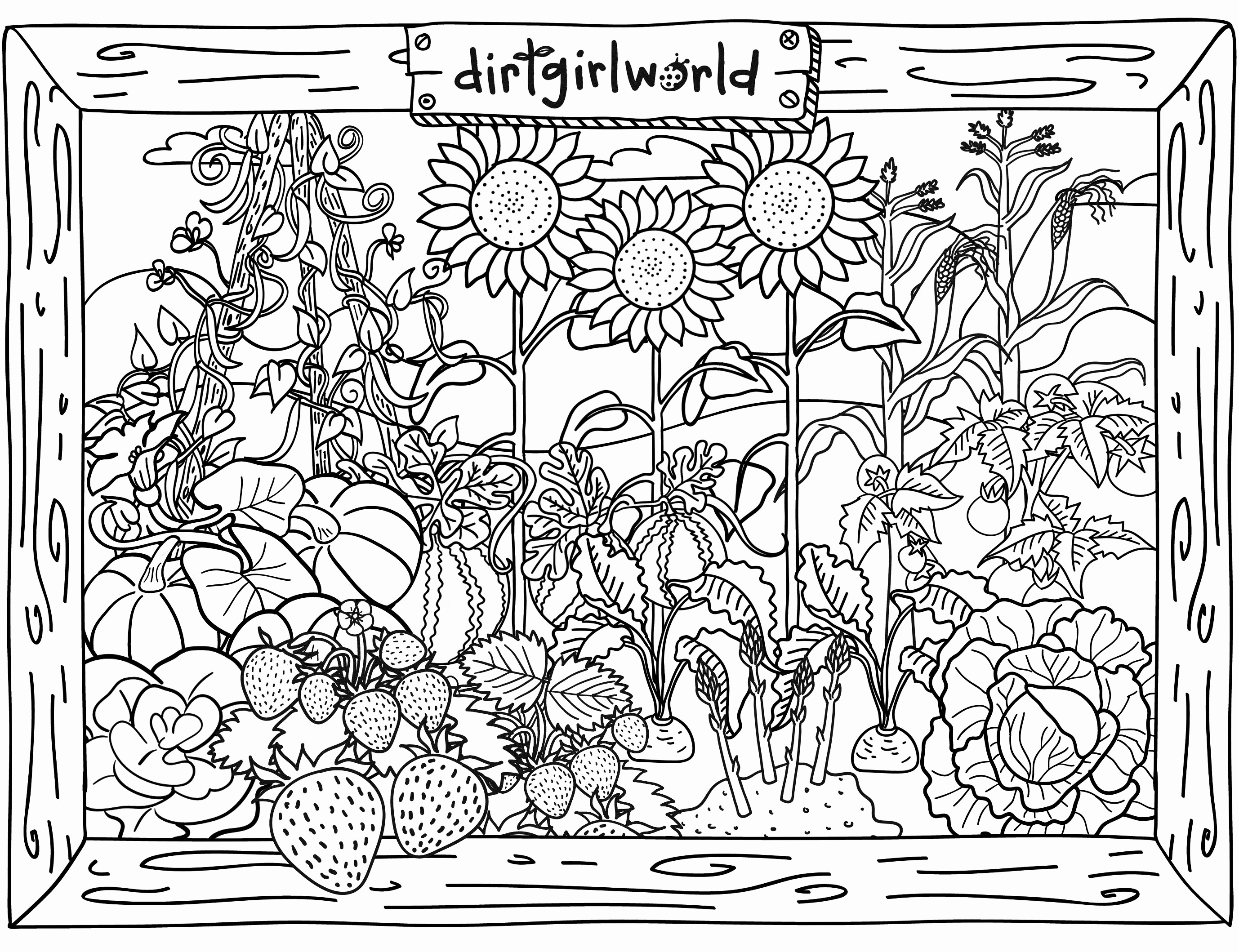 Secret Garden Free Coloring Pages at GetDrawings | Free download
