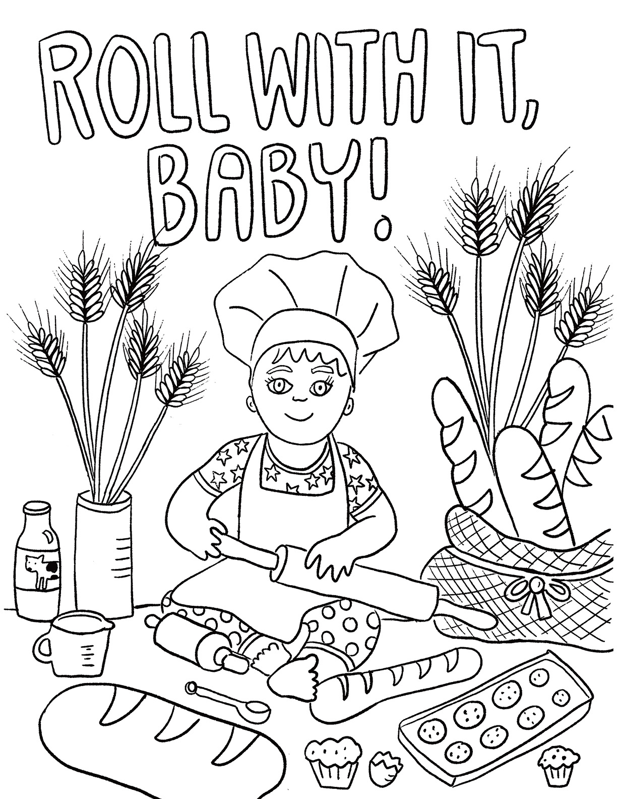 Printable Coloring Pages | August First Bakery - Coloring Home