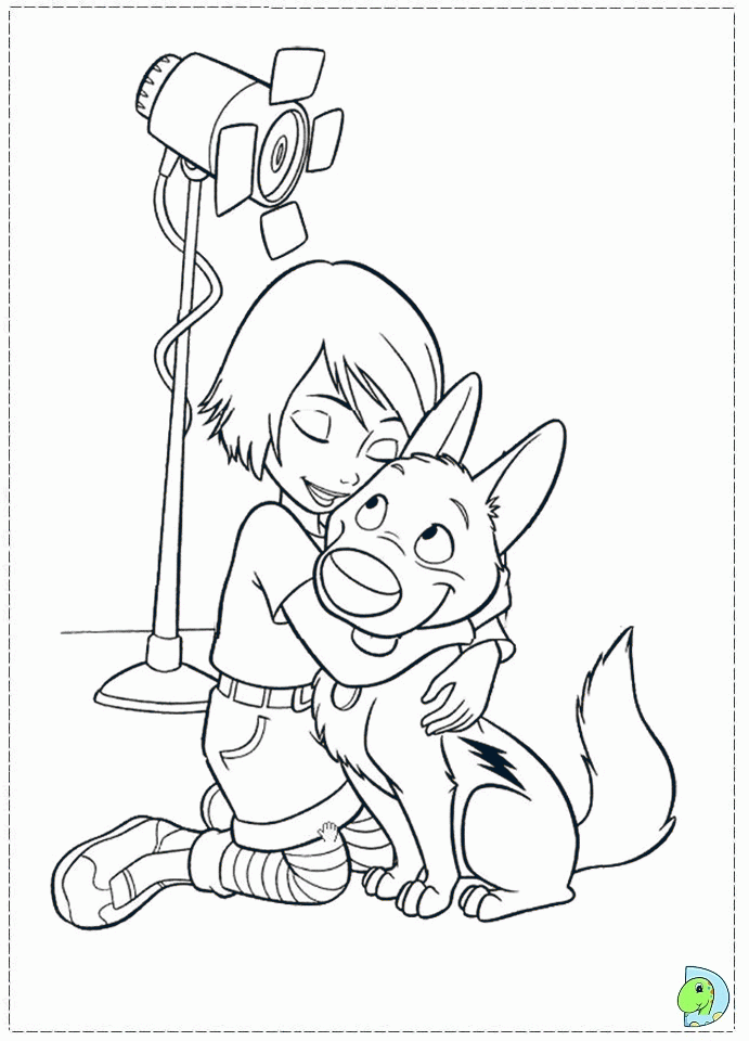 Bolt coloring page