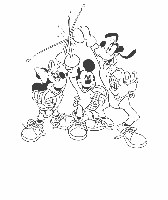 Mickey Mouse And Friends Coloring Pages - Coloring Home