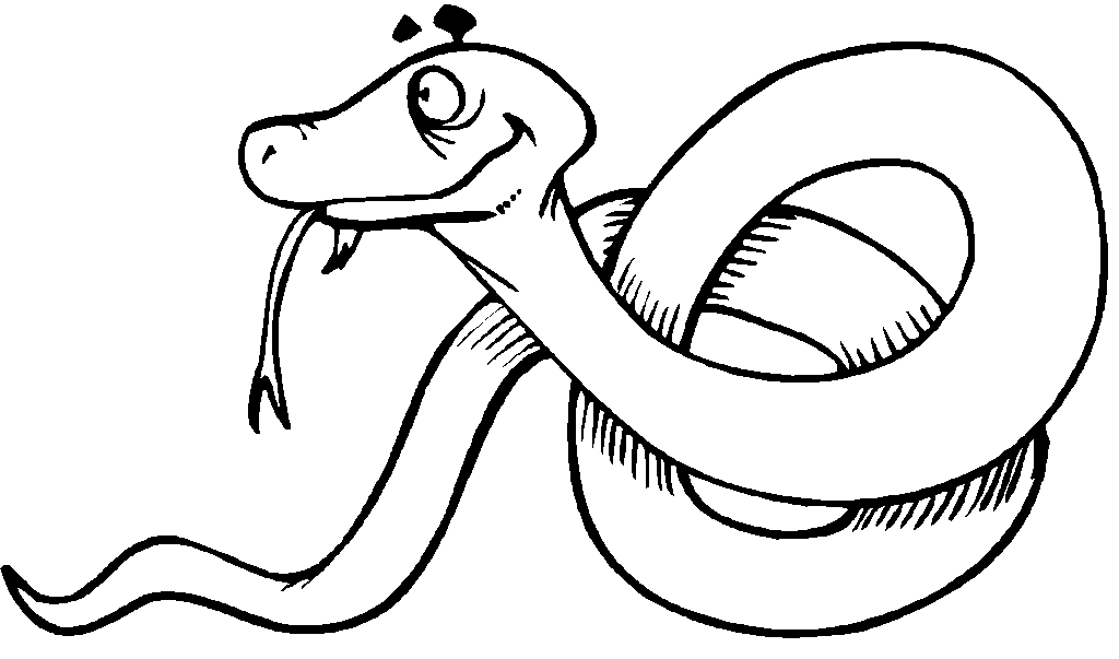 slithering snake coloring page | Crayon Pages