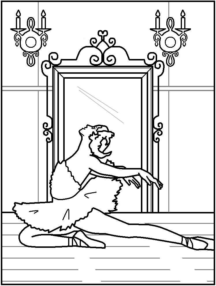 FREE Printable Ballet Coloring Pages - great for kids, teachers 