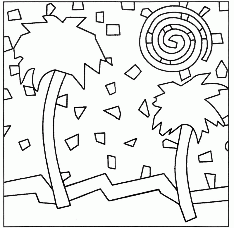 Mosaic Coloring Pages - HD Printable Coloring Pages