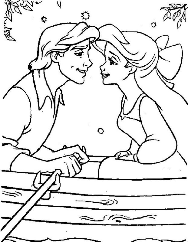 Full Size Disney Princesses Coloring Pages