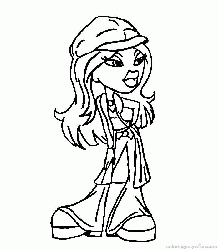 Bratz Coloring Pages 7 | Free Printable Coloring Pages 