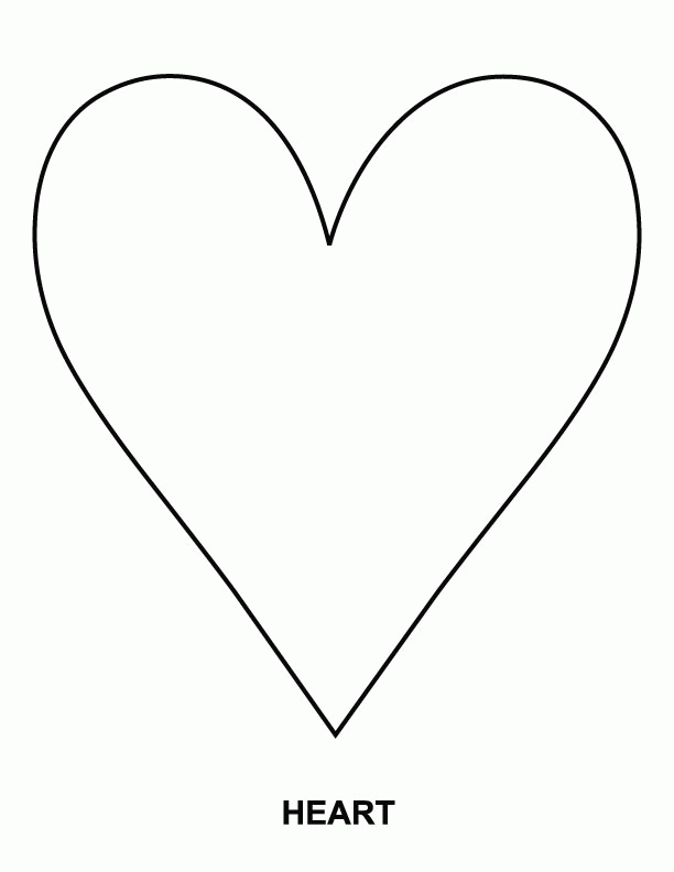 Heart coloring page | Download Free Heart coloring page for kids 
