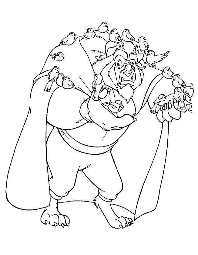 Beauty And The Beast Free Download Coloring Home