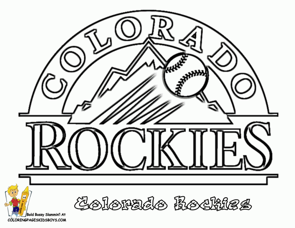 Major League Baseball (MLB) Coloring Pages PDF - Coloringfolder