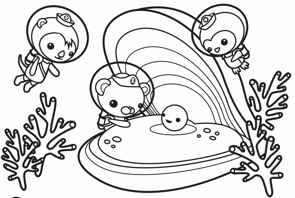 Coloring page The Octonauts 2