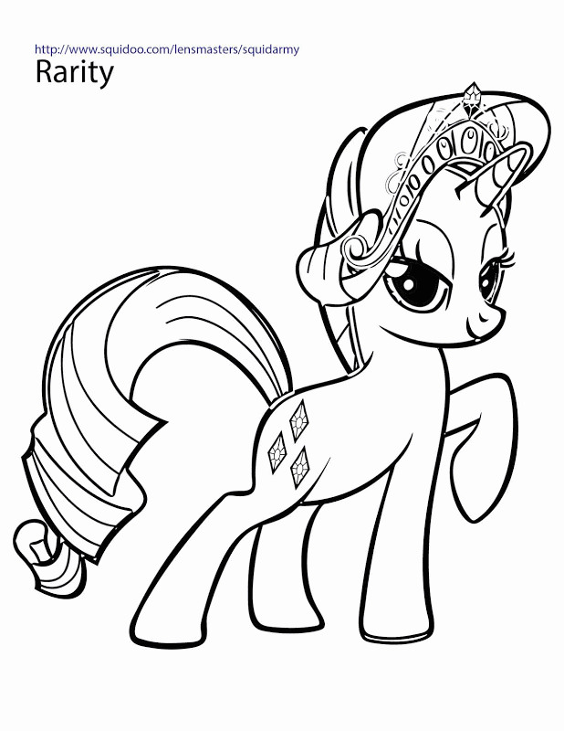 Coloring Pages Of My Little Pony