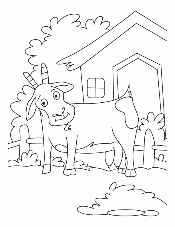 People On Mountain Coloring Sheet