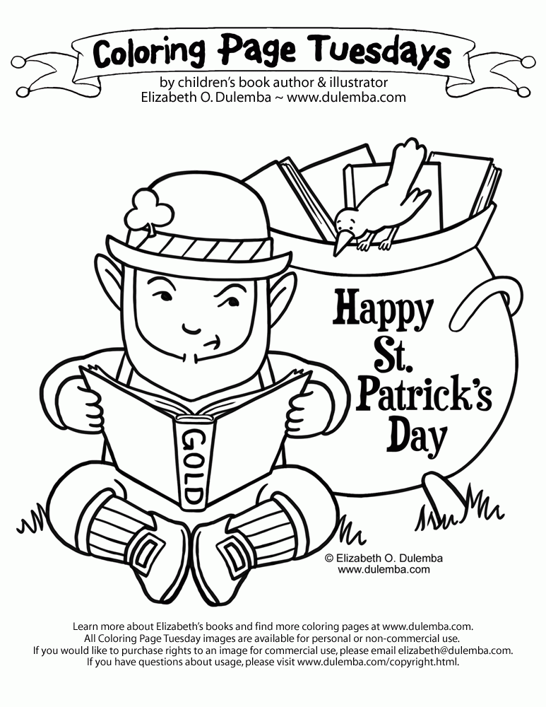 happy st.patricks day Colouring Pages