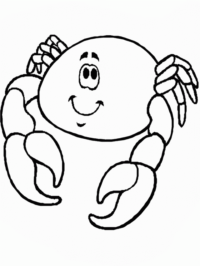 Download Crab Coloring Pages For Kids Or Print Crab Coloring Pages 