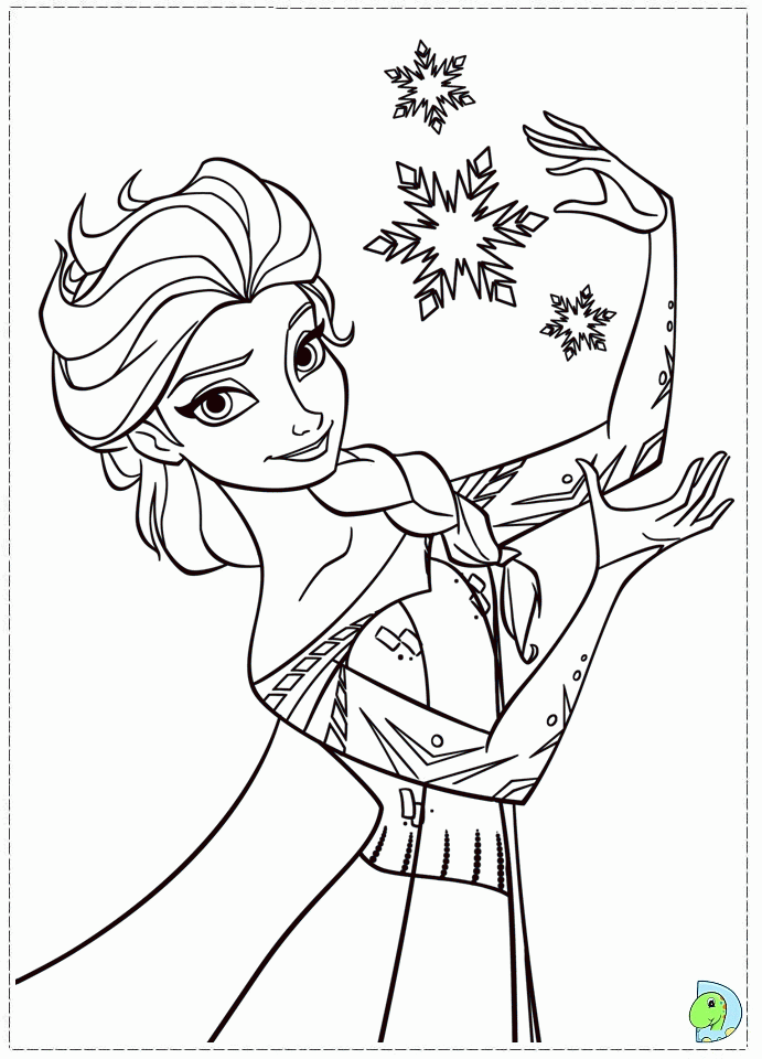 Frozen Coloring Books Pages - Kids Colouring Pages