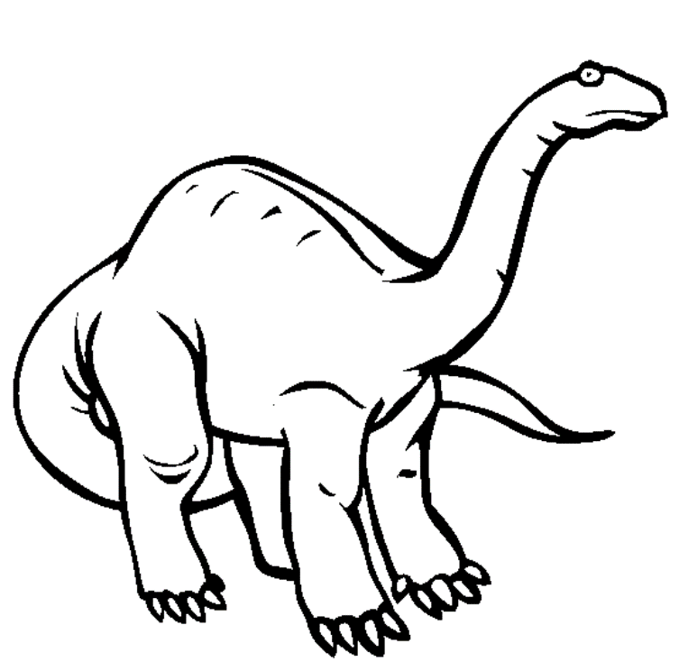 Print Apatosaurus Dinosaur Coloring Pages or Download Apatosaurus 