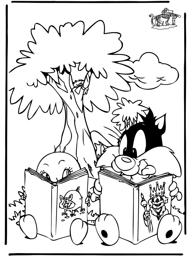 Children Reading In Library Library Coloring Pages For Kids | Fav 