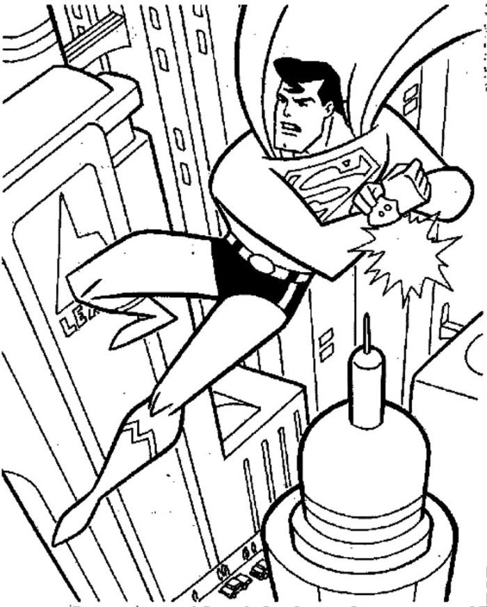 Superman Pictures To Print - Coloring Home