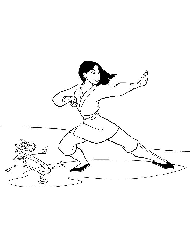 Mulan Coloring Pages 11 | Free Printable Coloring Pages 