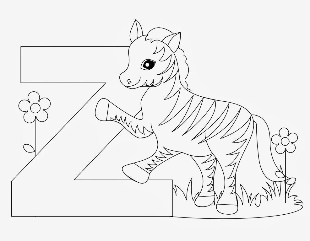 Free Zebra Coloring Pages - Printable Zebra Coloring Pages for 