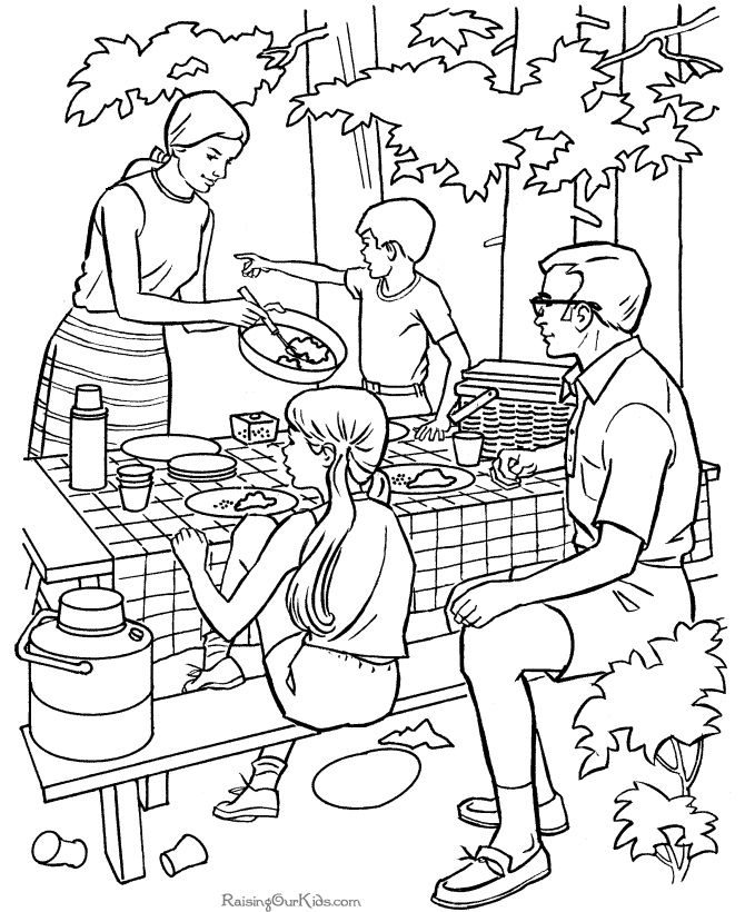 Camping Coloring Pages | Coloring Pages