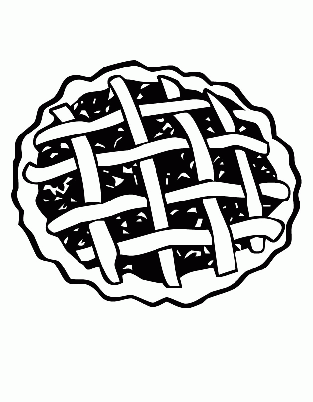 cherry pie Colouring Pages