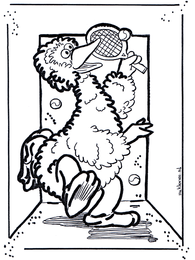 sesame street christmas Colouring Pages (page 3)