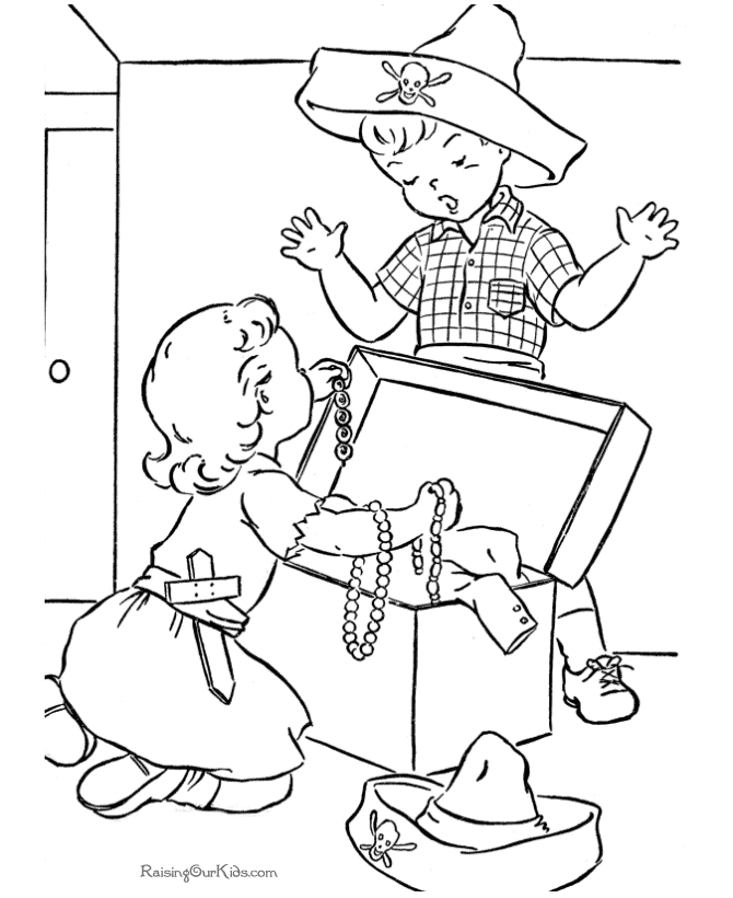 Free Coloring Book Page for Halloween - 025