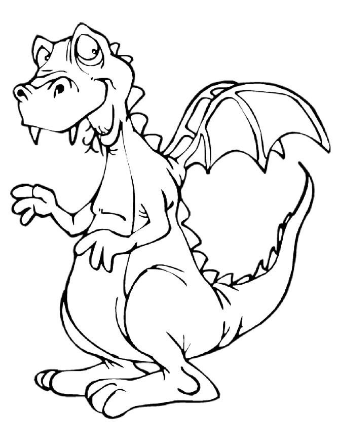 Fantasy Dragon Coloring Pages | Animal Coloring Pages | Kids 
