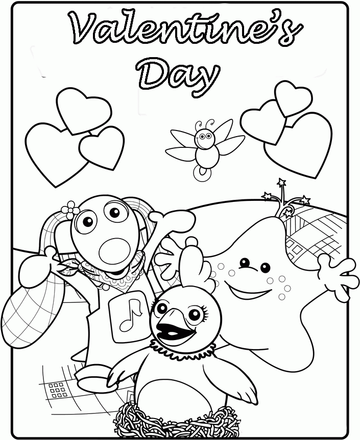 Bee My Valentine Coloring Pages - Valentine's Day Coloring Pages 