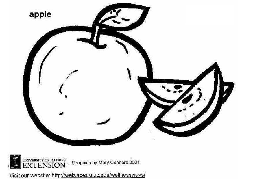 Coloring page apple - img 5776.