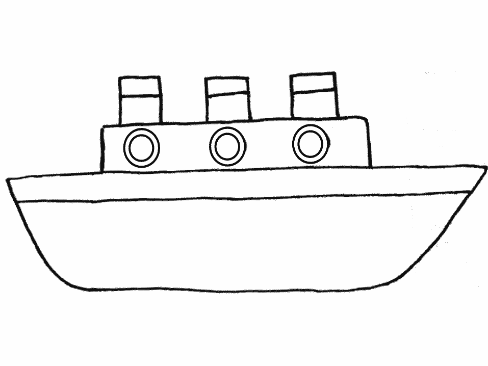 Printable Ship2 Transportation Coloring Pages