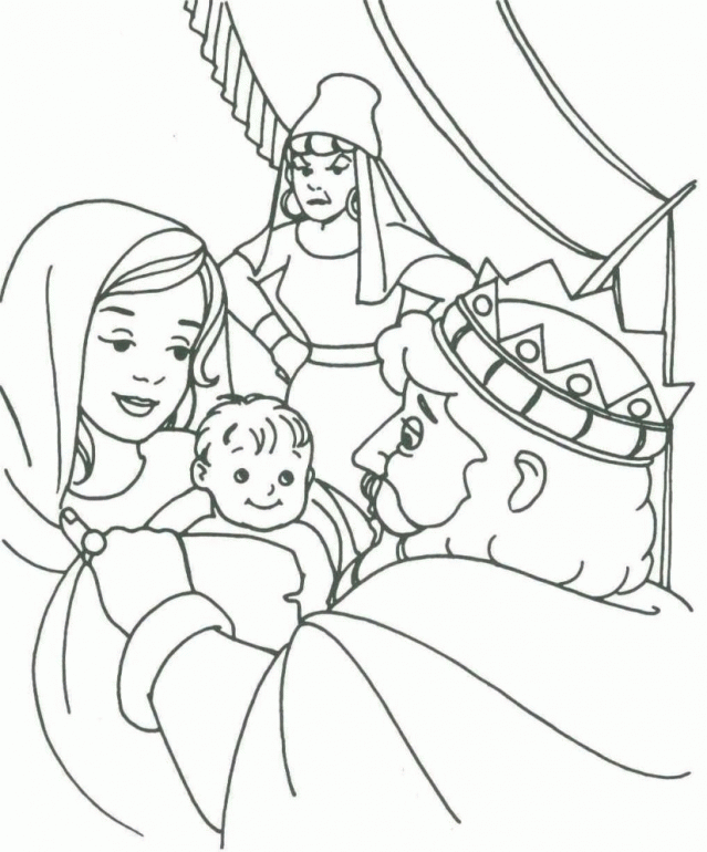 King David And Nathan Coloring Pages | Online Coloring Pages