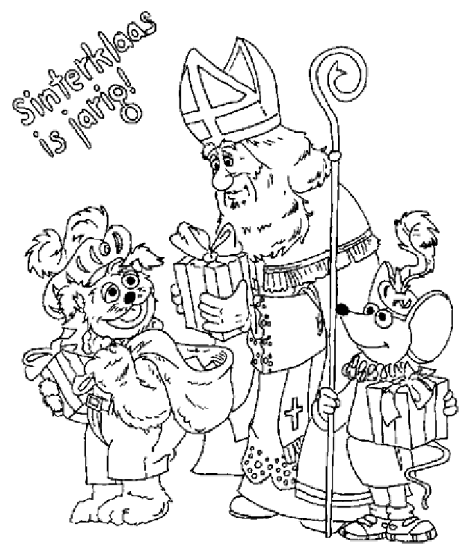 St Nicholas | Free Printable Coloring Pages