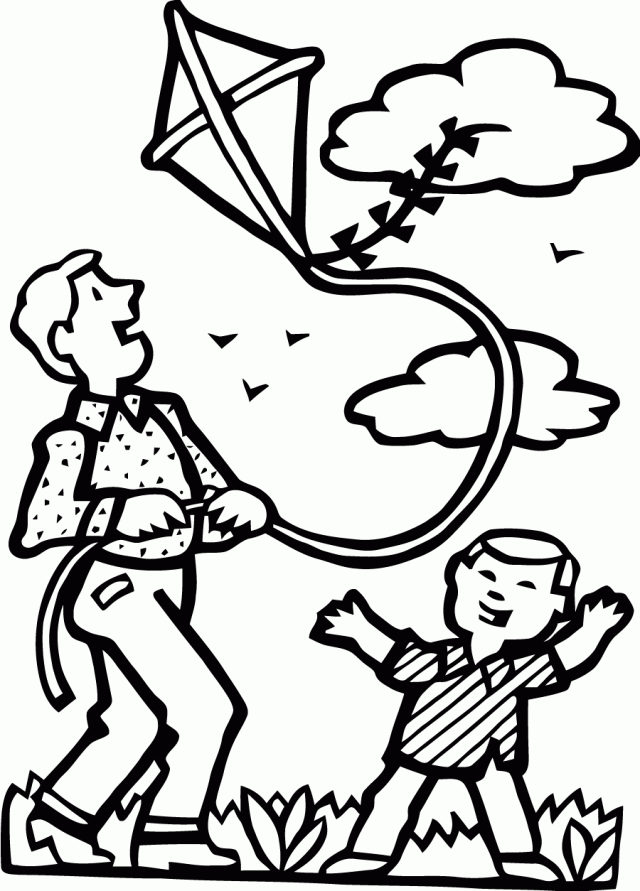 Free Printable Kite Coloring Pages For Kids 163315 Kite Coloring Page