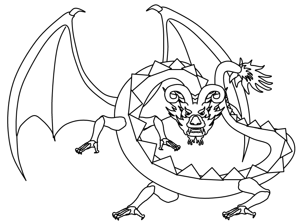 Dragons 31 Fantasy Coloring Pages & Coloring Book