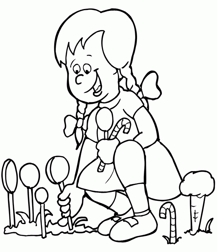 Candyland Character Coloring Pages