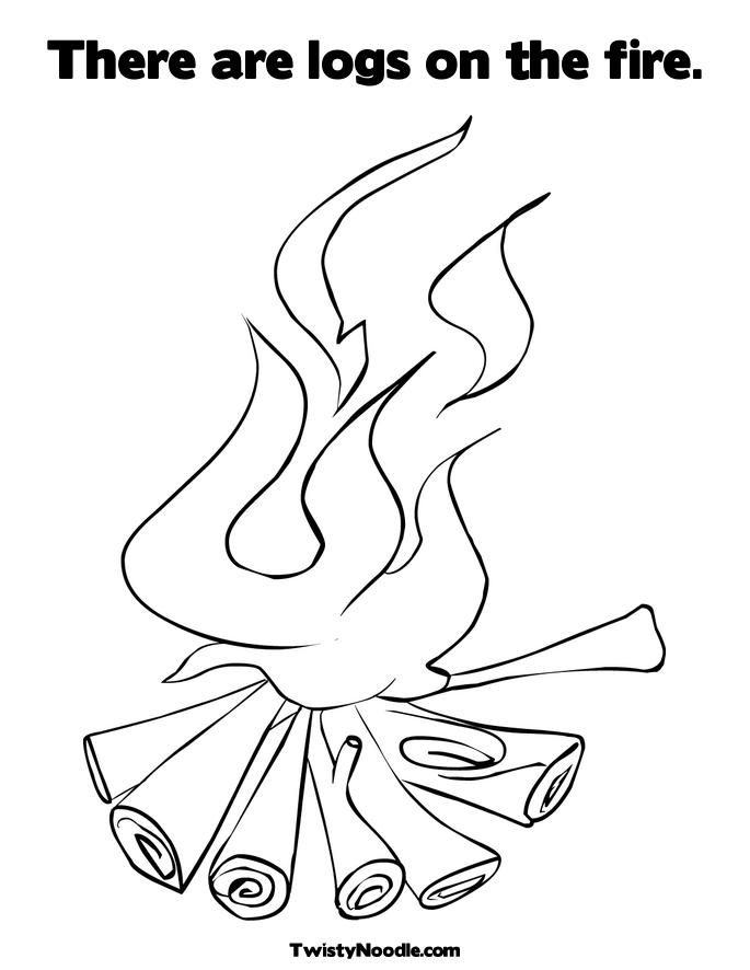 fire flames Colouring Pages (page 3)